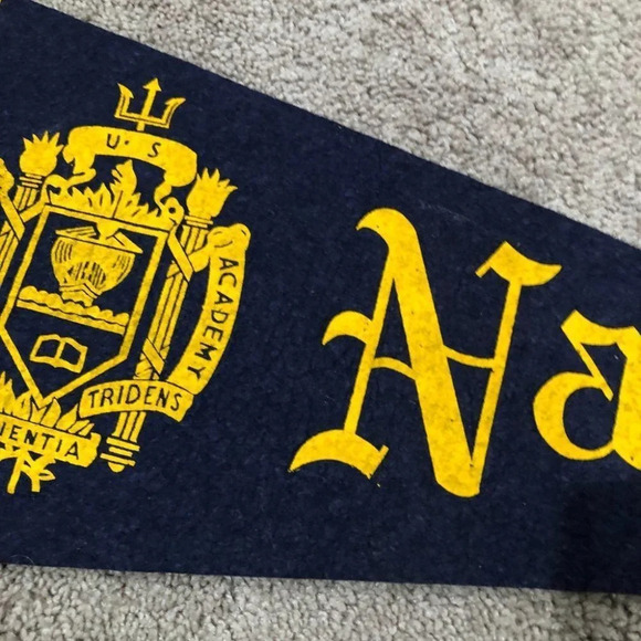 1950s Antique Navy Pennant Flag 27" - Picture 2 of 8